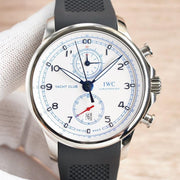 PORTUGUESE YACHTCLUB 45MM STEEL CASE SILVER DIAL CHRONOGRAPH