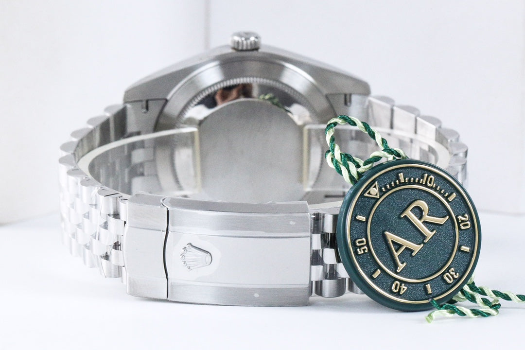 DATEJUST 36MM SILVER BLACK DIAL