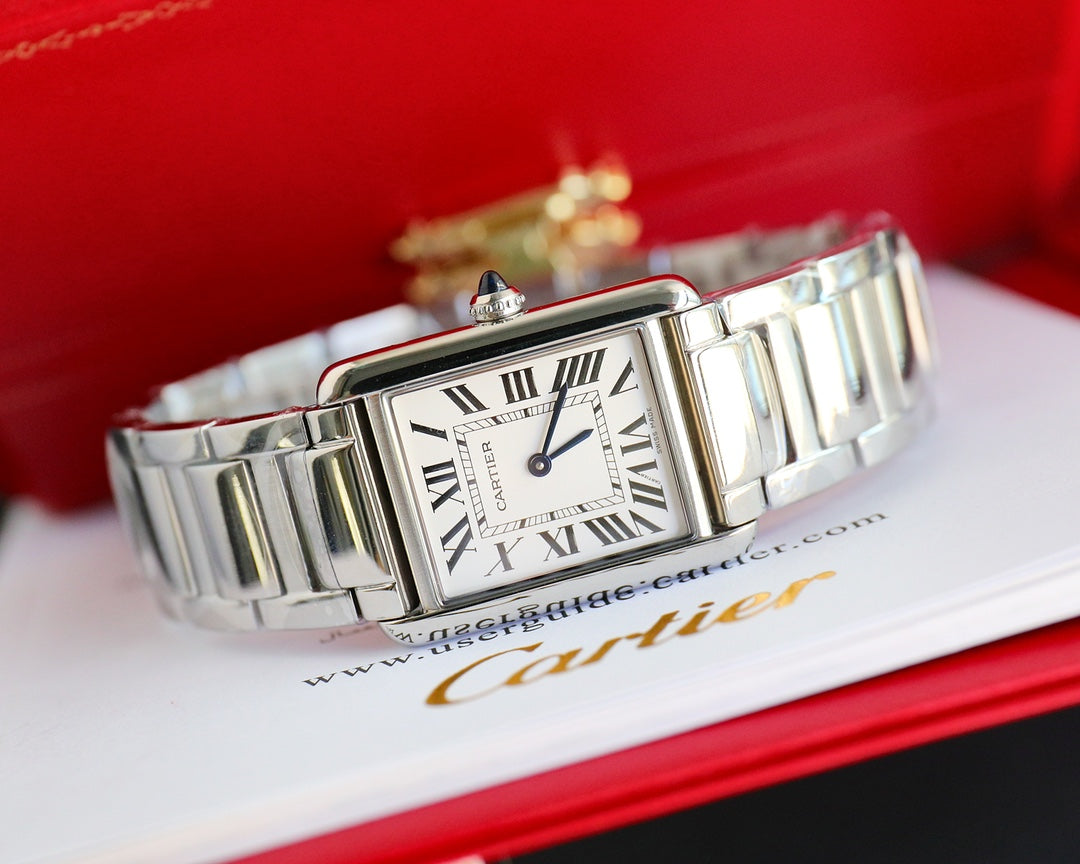 TANK MUST SMALL STEEL WHITE DIAL