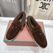 LP 25 Summer Charms Walk Loafer Chocolate Suede Fur