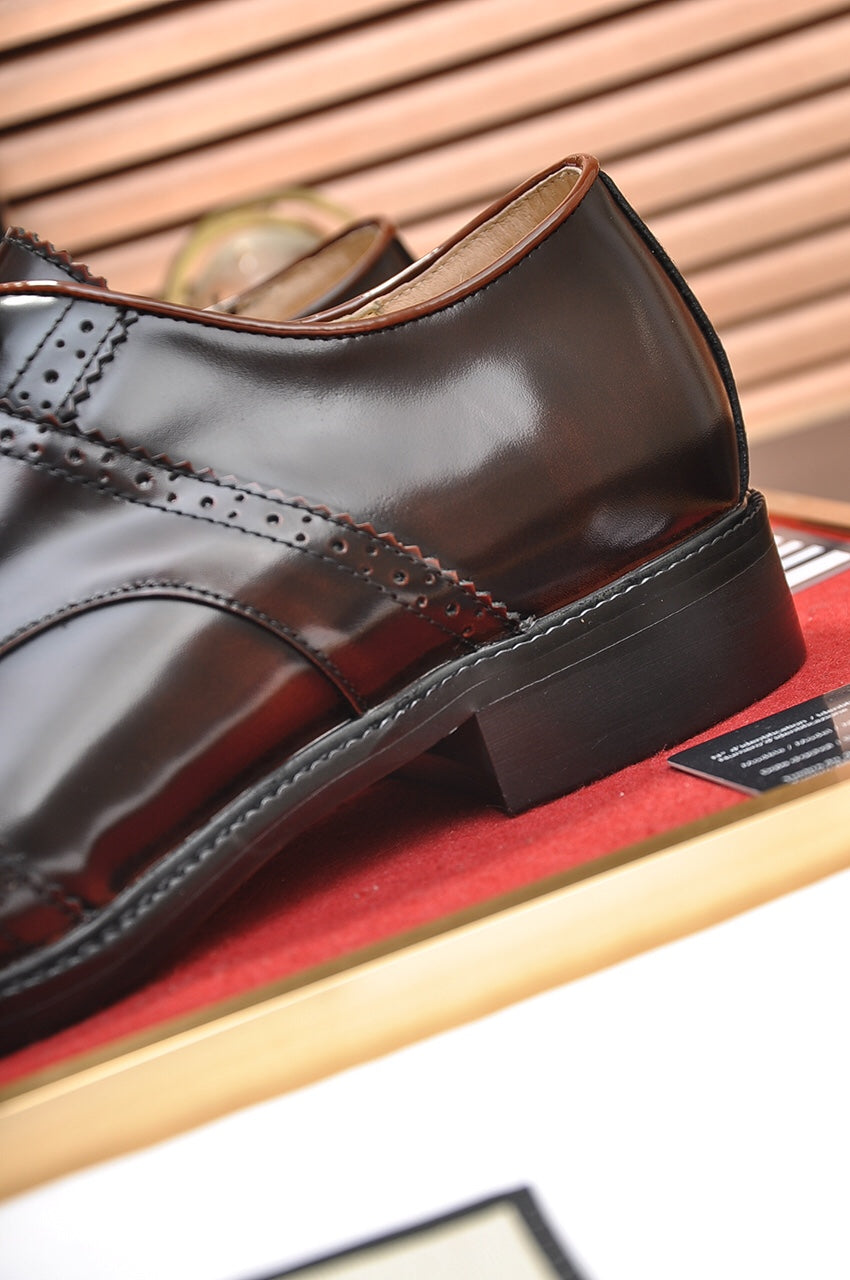 GG Men's Dress Shoe Brown Cowhide 499520