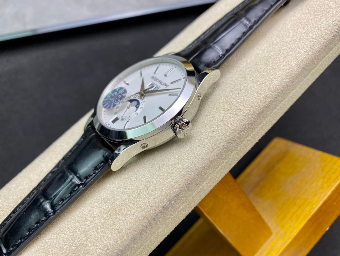 PATEK Annual Calendar 38.5mm White Dial