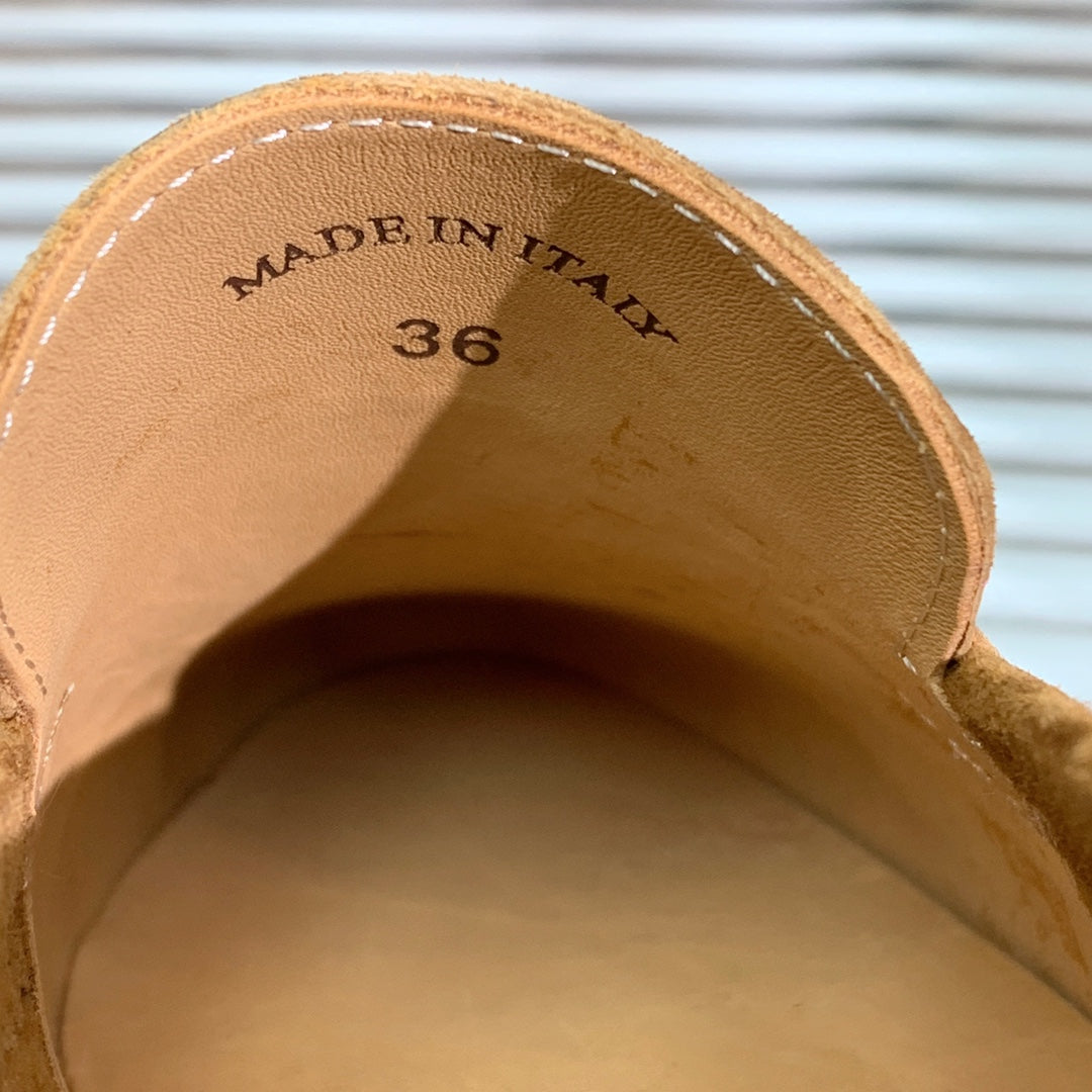 lp dot sole walk loafer brown suede