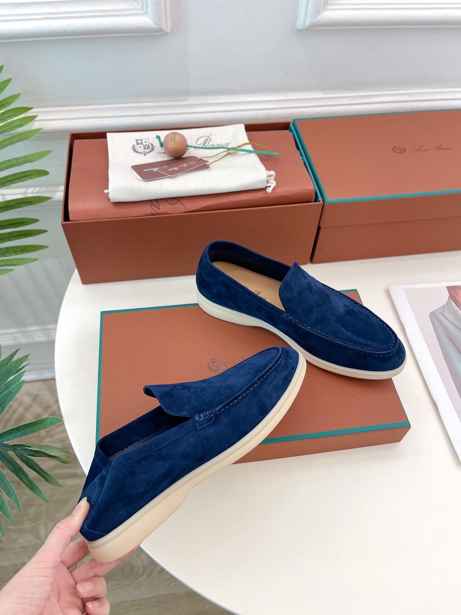 LP 2025 Loafer Blue Suede