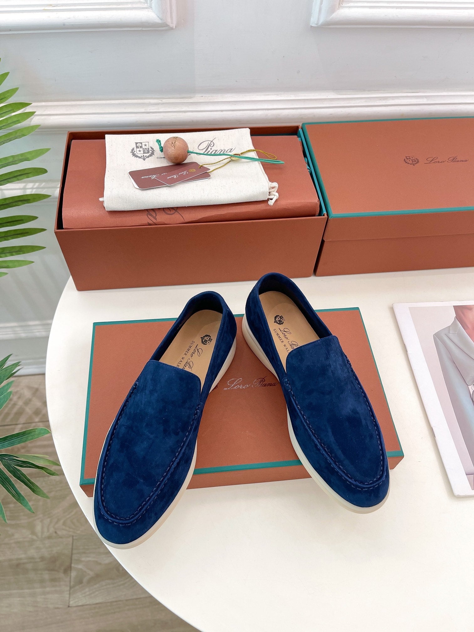 LP 2025 Loafer Blue Suede