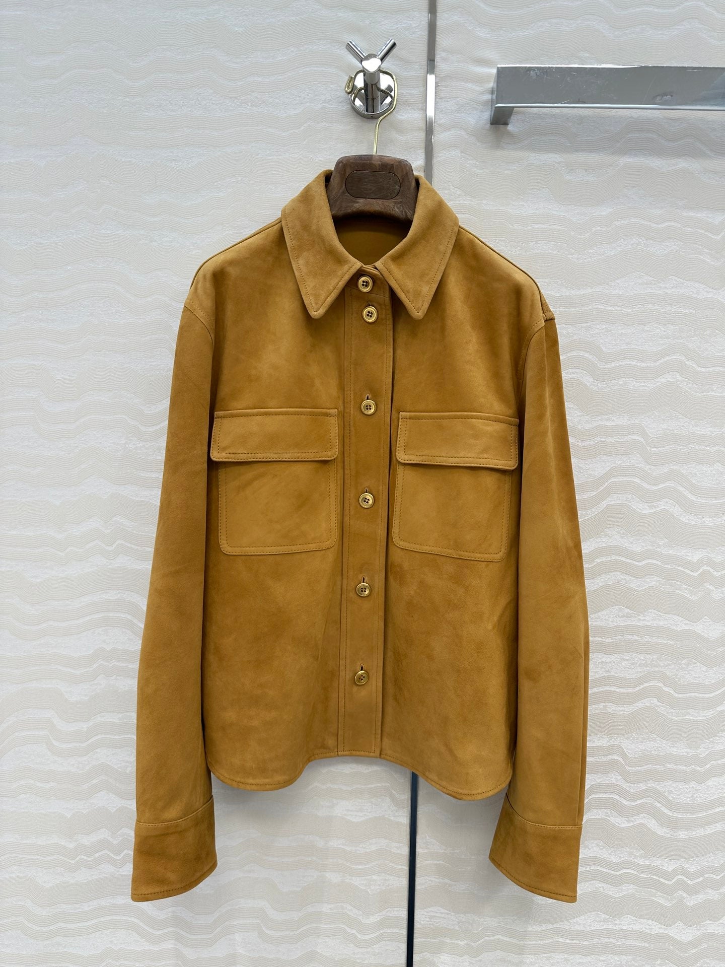LP 25 Shirt Jacket Camel Suede 280856