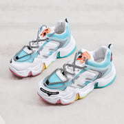 Baskets d'été à semelle arc-en-ciel pour femmes