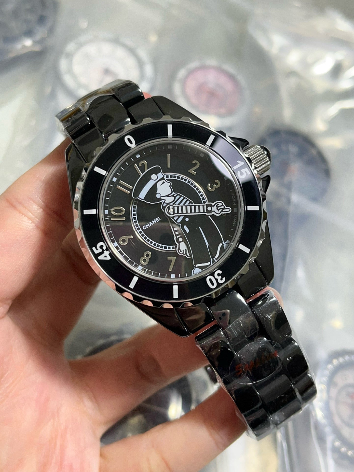 J12 38mm Mademoiselle Automatic Black Ceramic