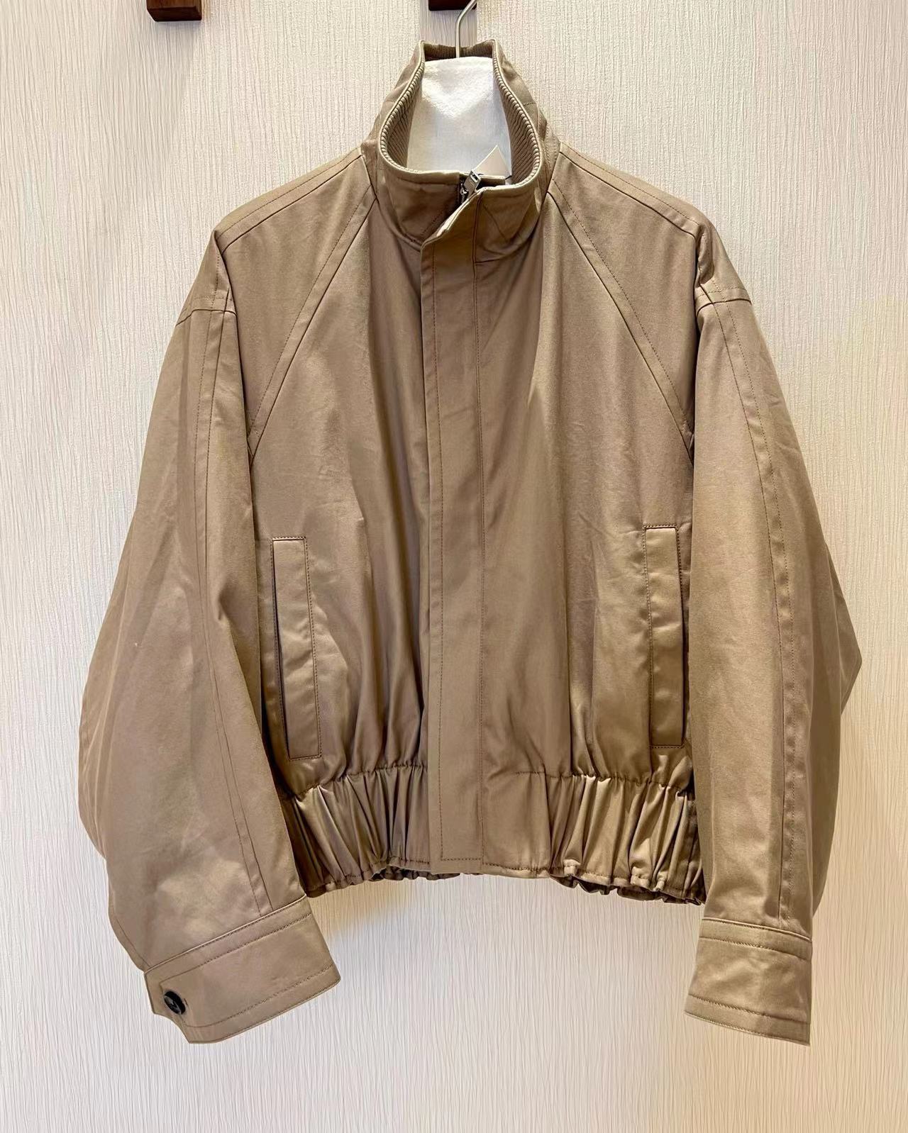 Bottega Veneta Coat Beige Cotton