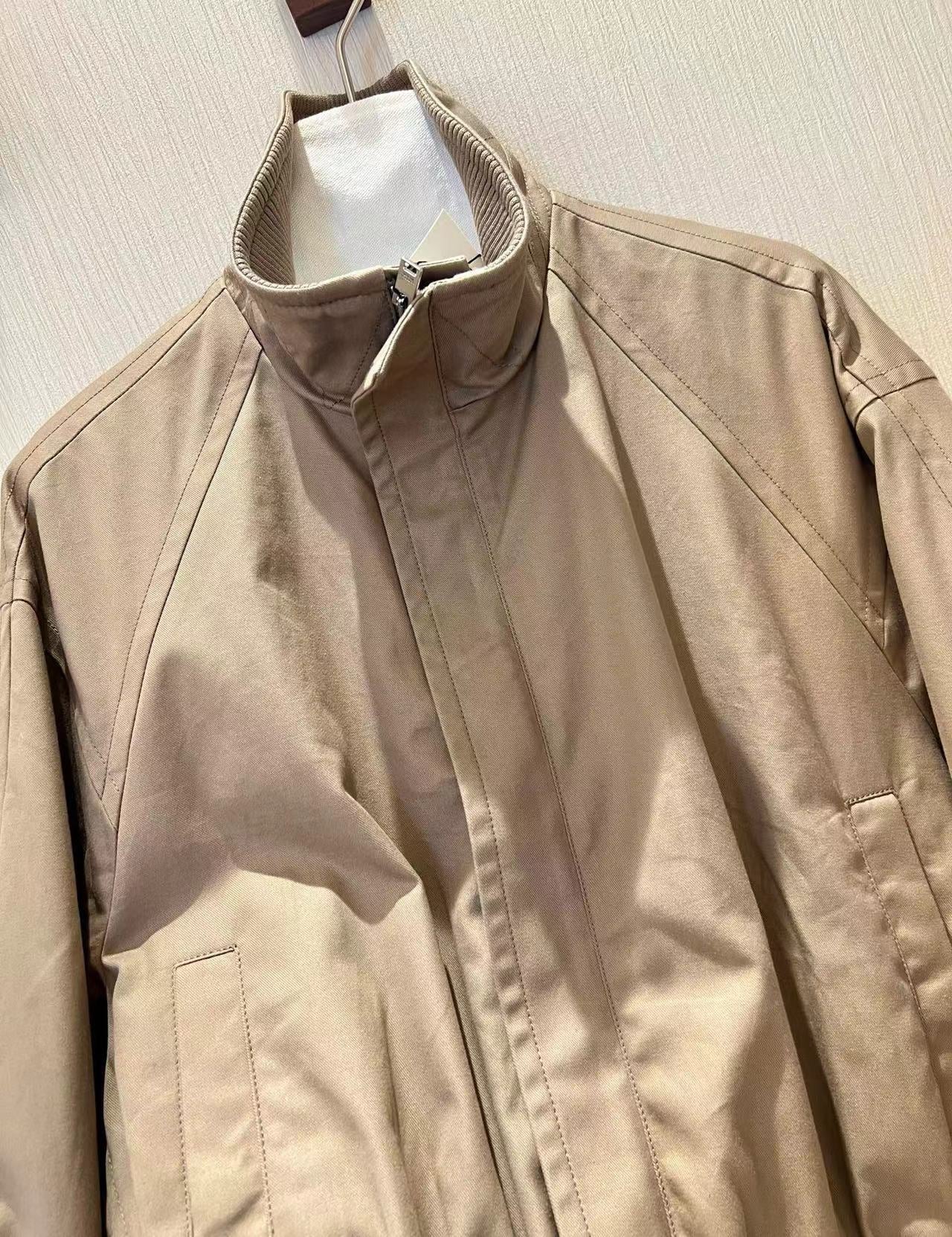Bottega Veneta Coat Beige Cotton