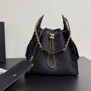 CC 25C Hobo Bag 40cm Black Denim