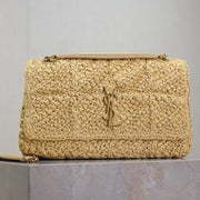 YSL 25 Bag Beige Raffia