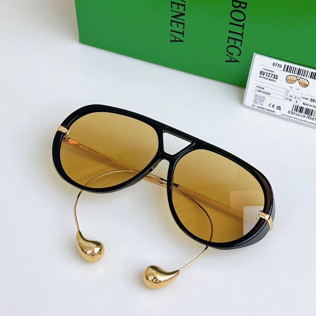 Bottega Veneta Drop Aviator Sunglasses