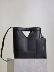 YSL Bag 30cm Black Calfskin
