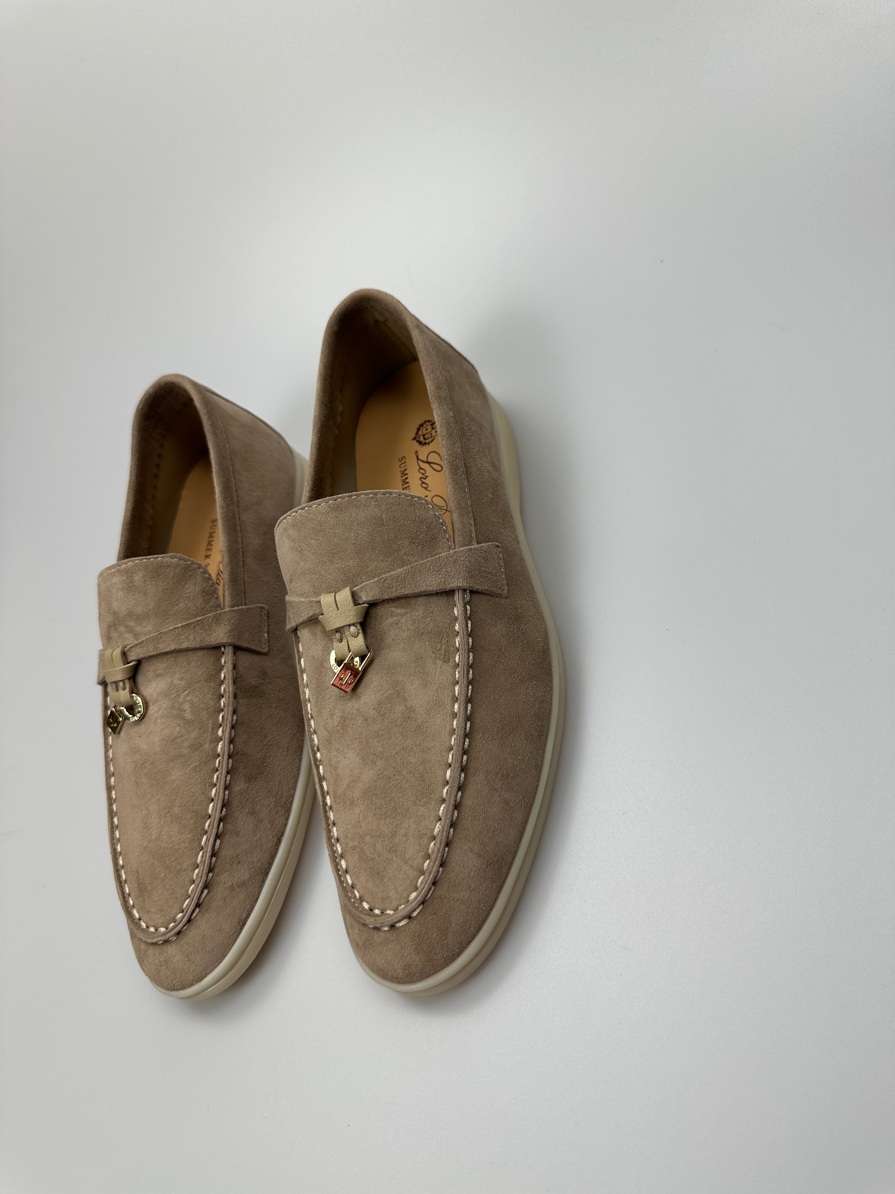 LP Summer Charms Walk Loafers Khaki Brown Suede 994500