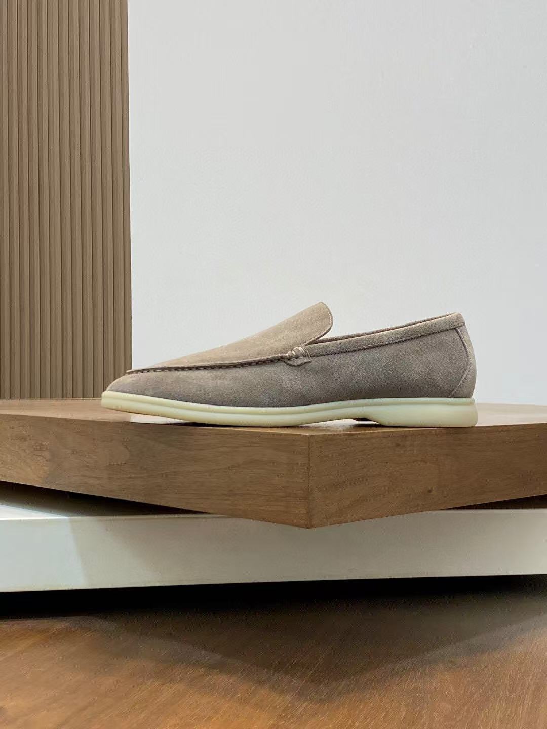 LP 2025 Summer Walk Loafer Grey Suede