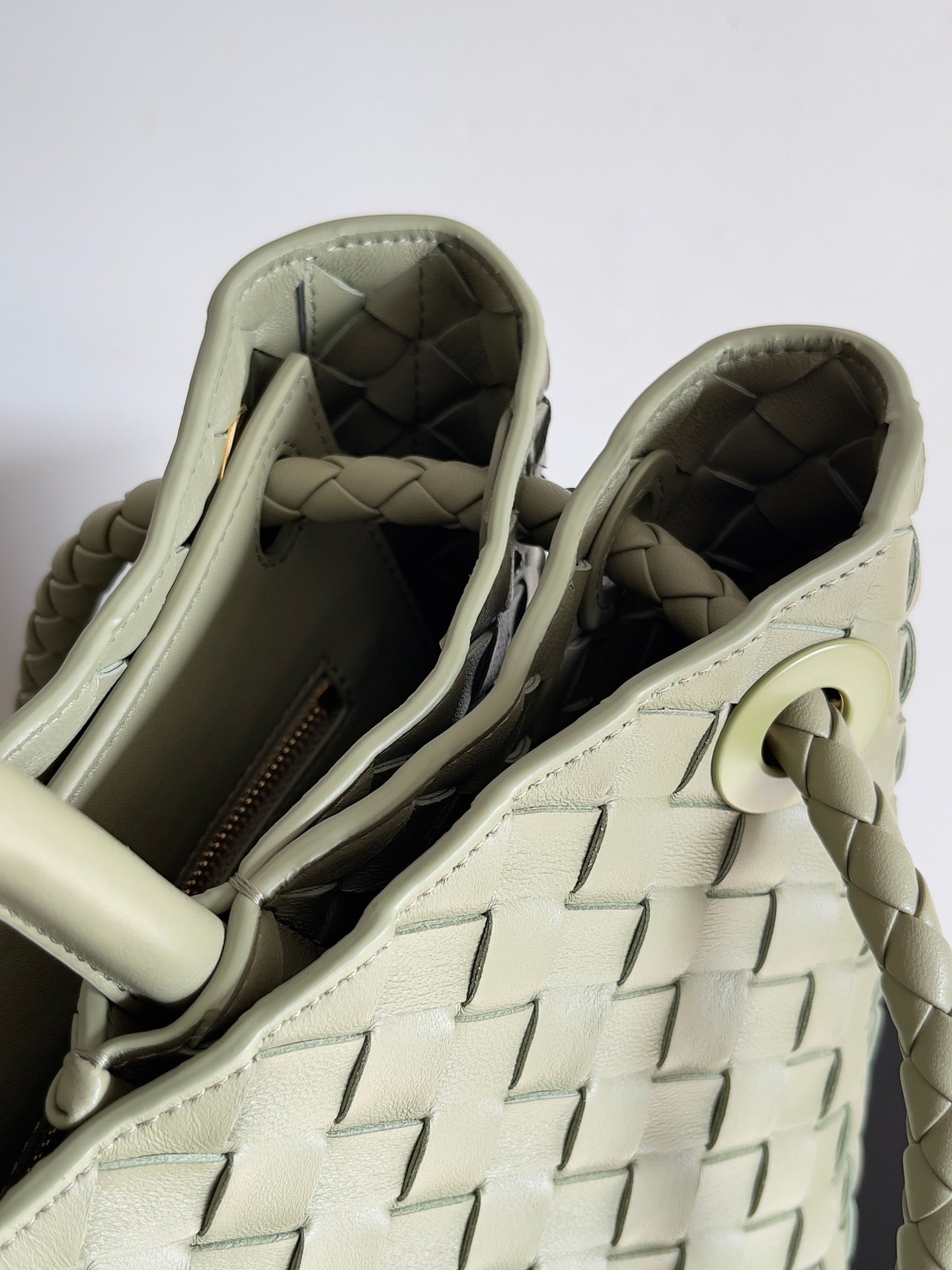 Bottega Veneta 2026 Andiamo Bag 45cm Green Nappa Leather