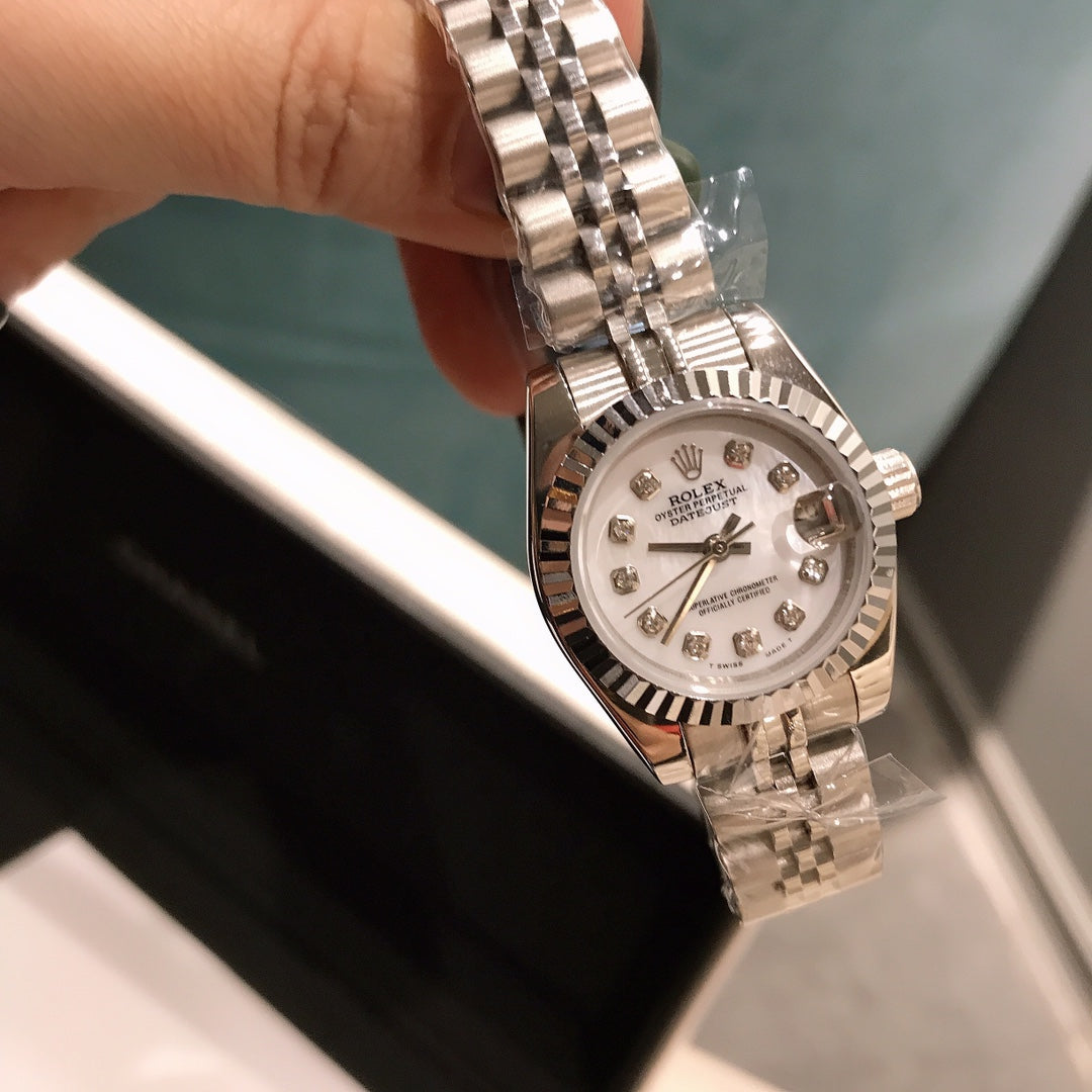 DATE JUST 28MM DIAMOND STUDDED