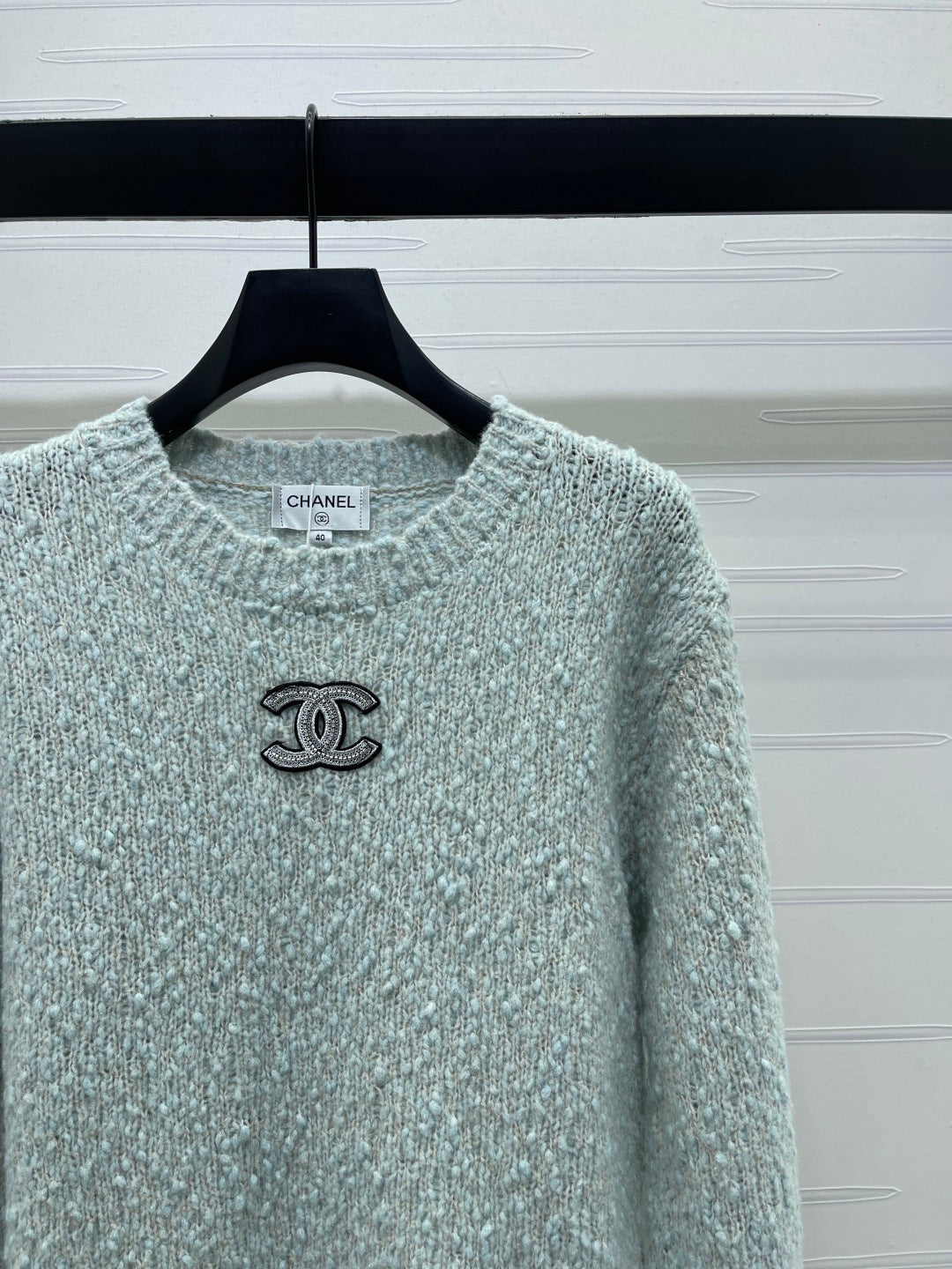 Chanel 2026 Double C Crew Neck Knit Long Sleeve Wool Cashmere