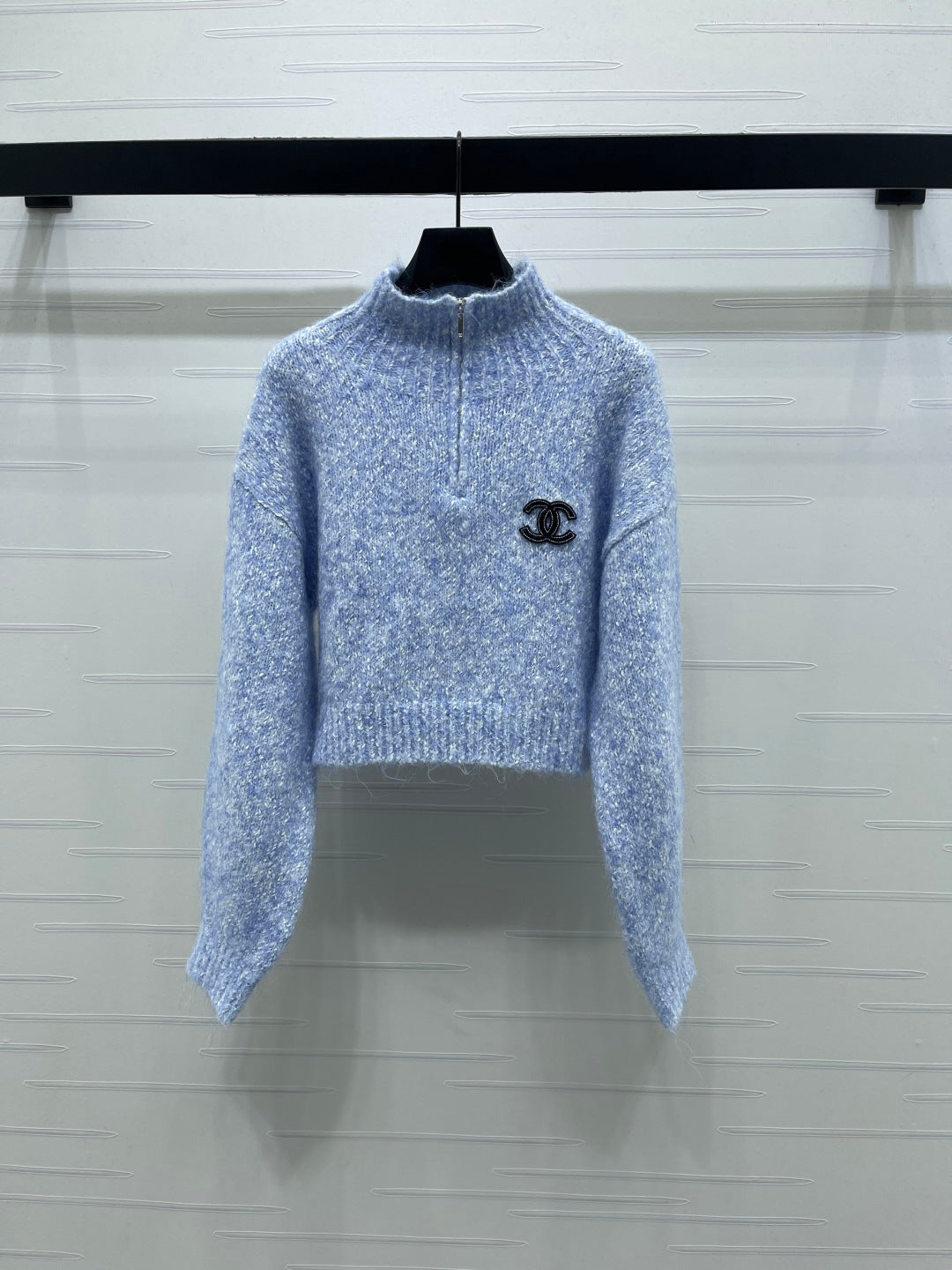 CC 26 Cropped Zip Sweater Wool 793820