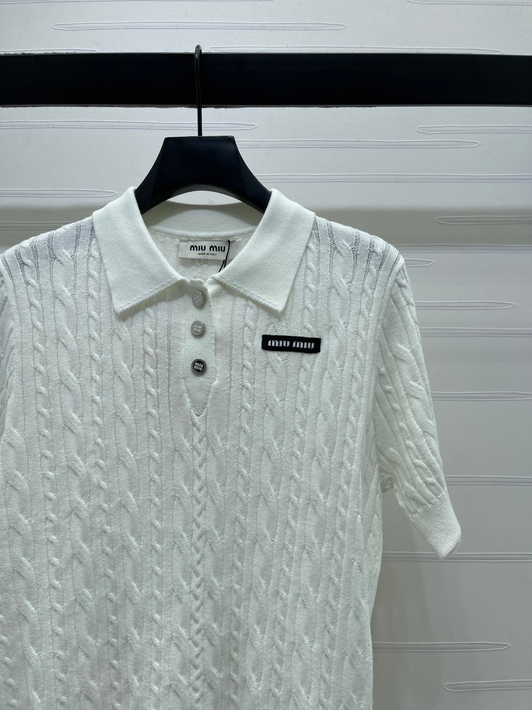 Miumiu 2026 Polo Shirt Wool