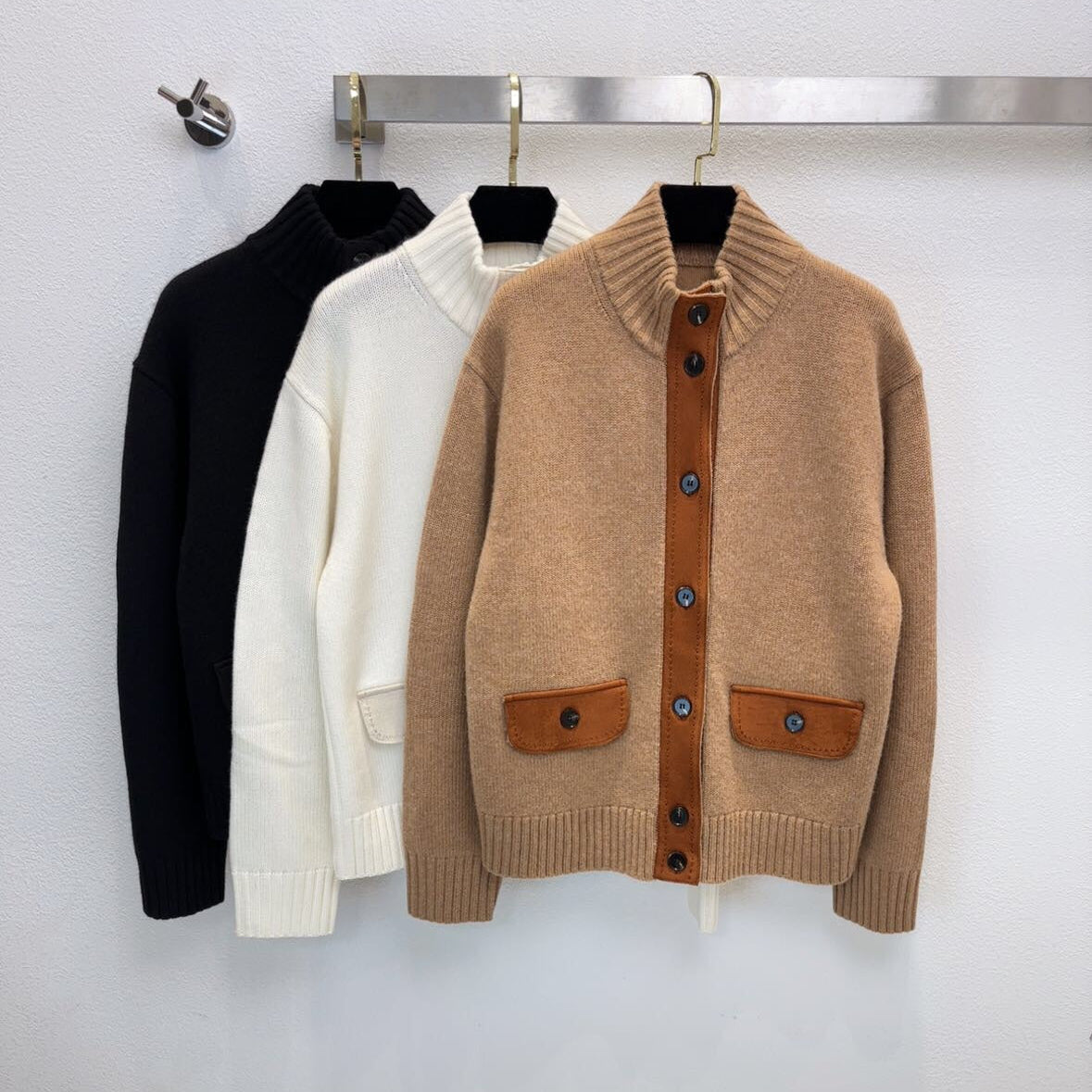 LP 25 Stand-collar Cardigan Cashmere 282272