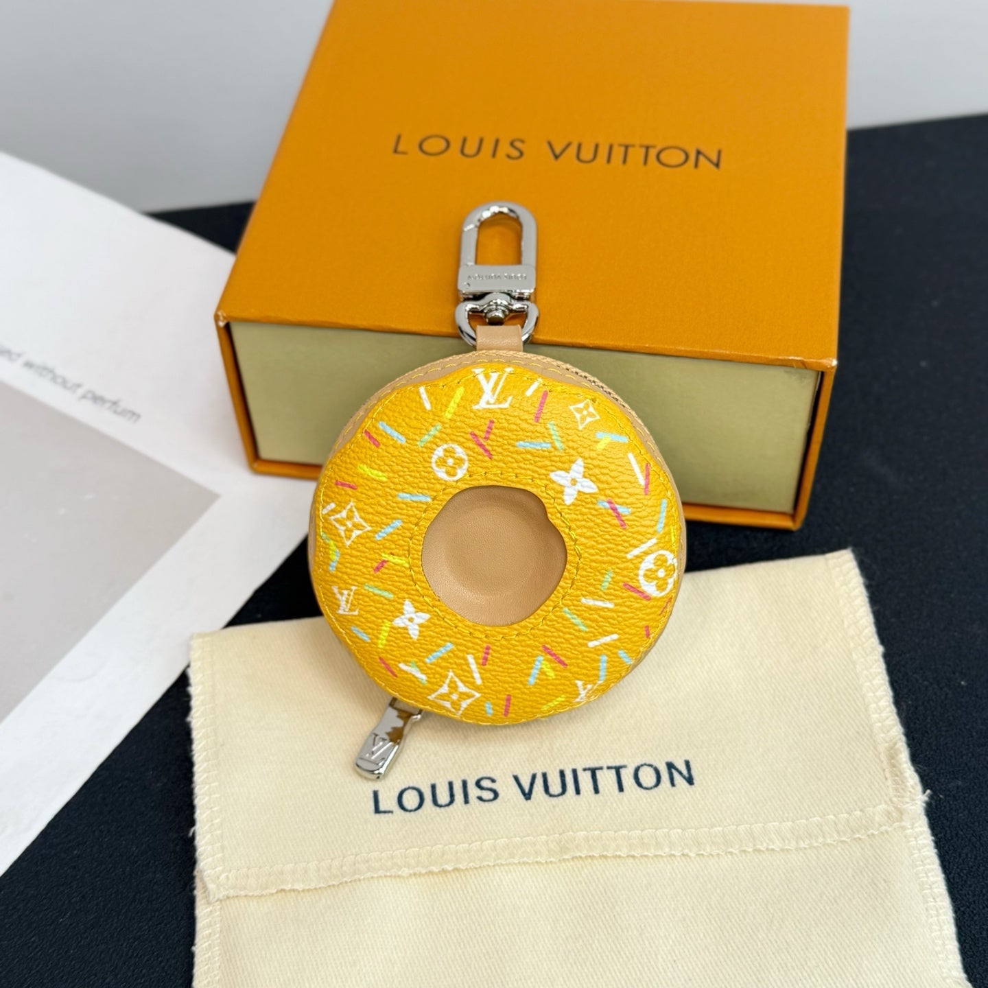 LV Donut Bag Charm