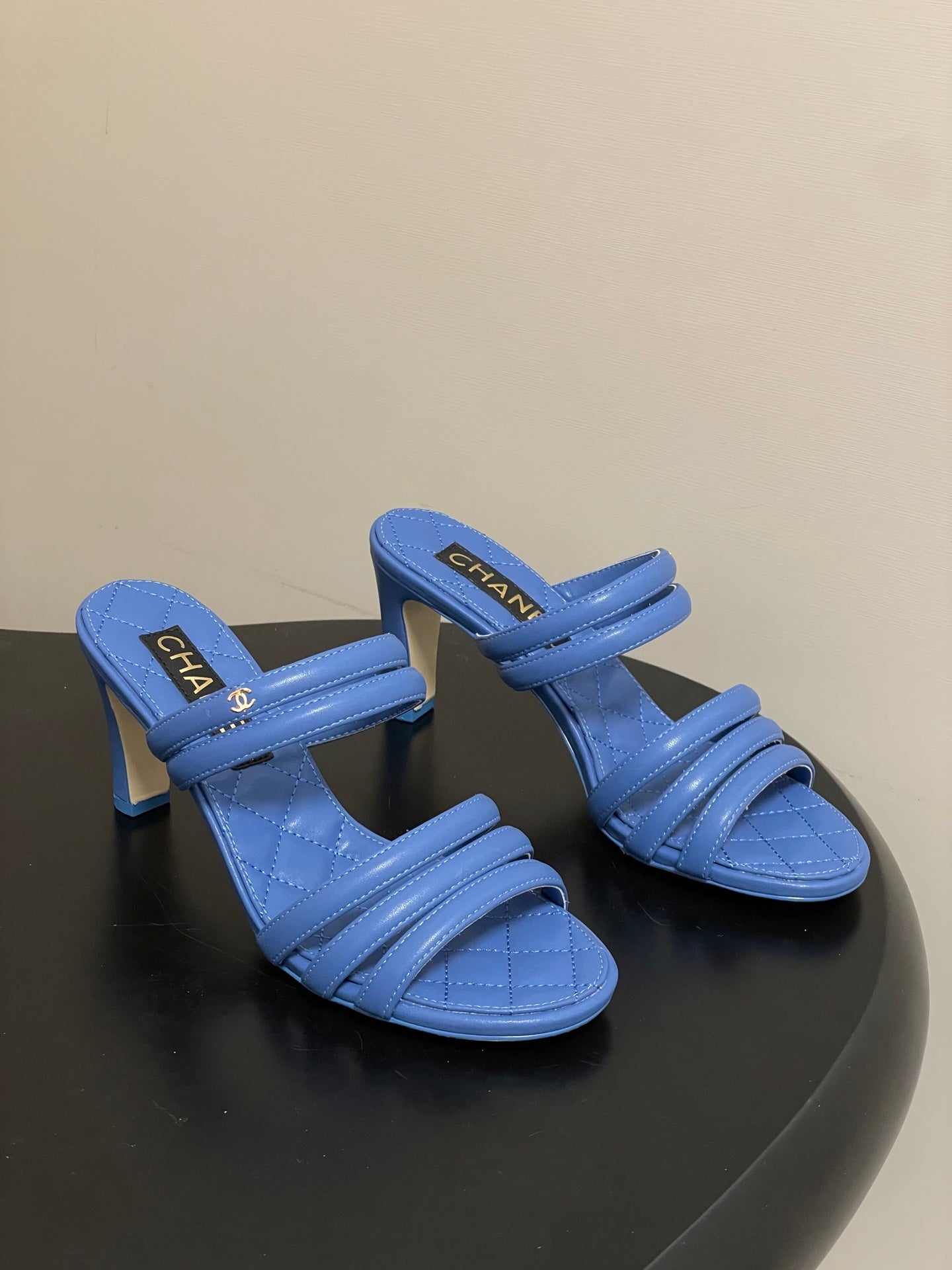 CC 26 Quilted 70mm Sandal Sheepskin 593263