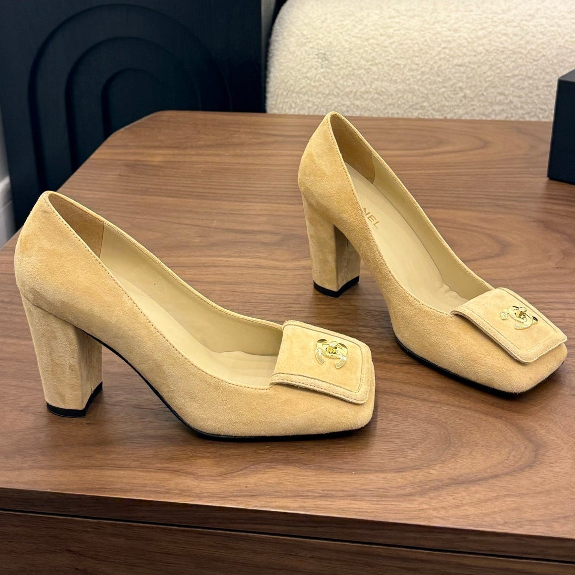 Chanel 2026 High Heel Pump Suede