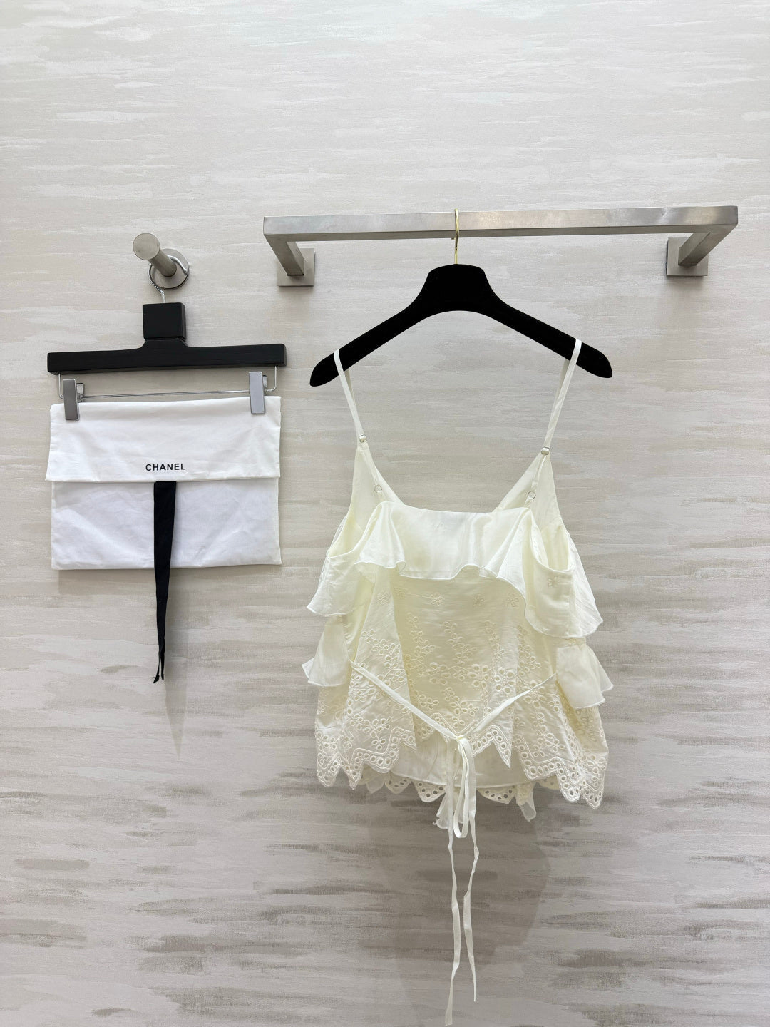 Chanel 2026 Tank Top Cream Cotton 402343