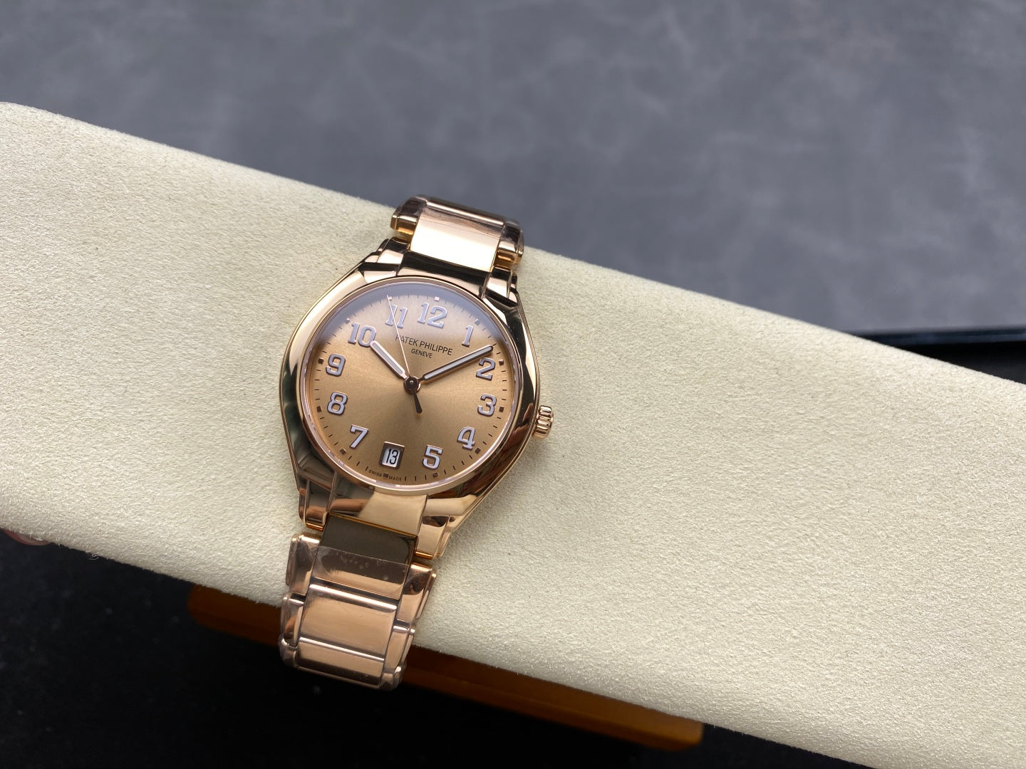 PATEK Twenty-Four 36mm Pink Gold Champagne Dial
