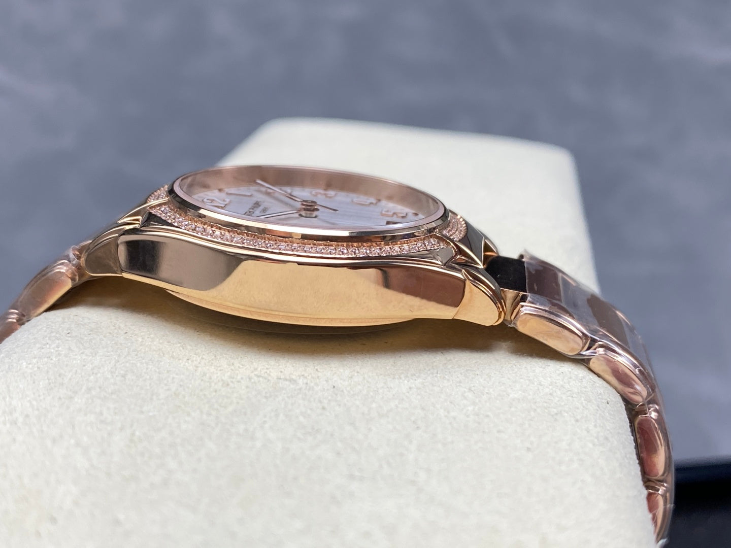 PATEK Twenty-Four 36mm Diamond Pink Gold White Dial