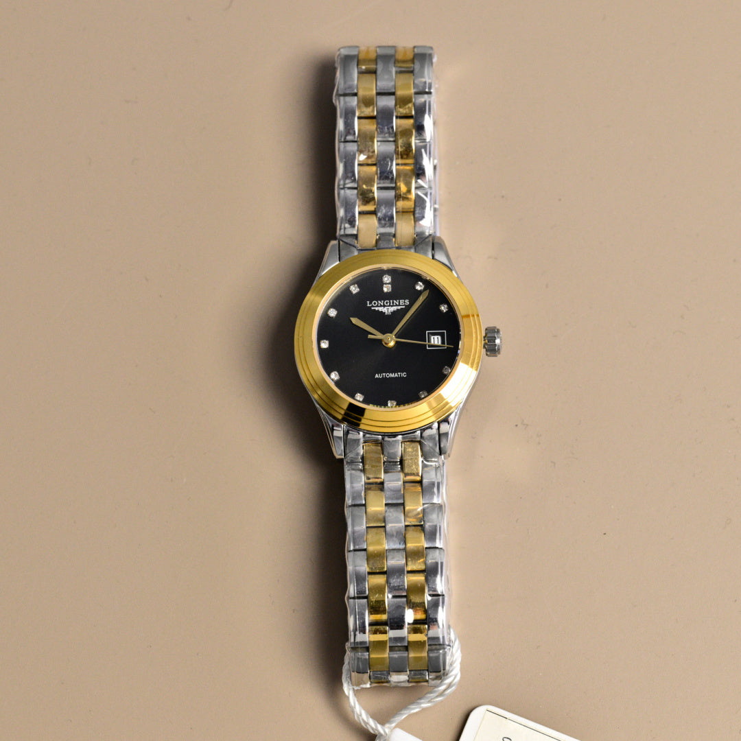 Longines Flagship 28mm Sliver Case Steel Gold