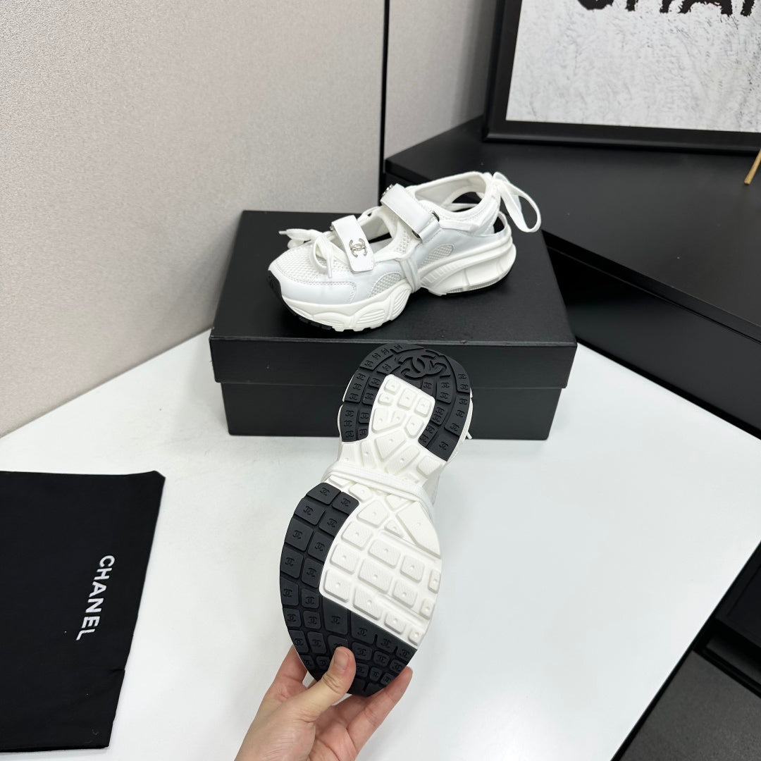 Channel 2026 Casual Sneakers 30mm Mesh Calfskin 894891