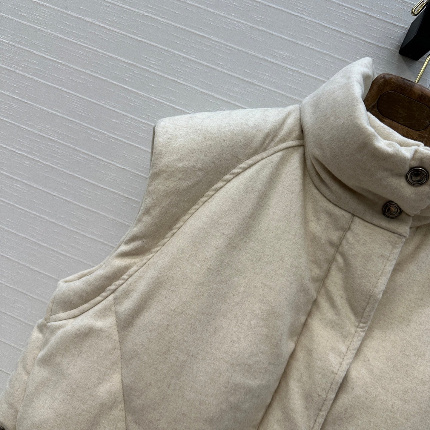 LP 25 Down Vest Ivory Wool Polyester 304335