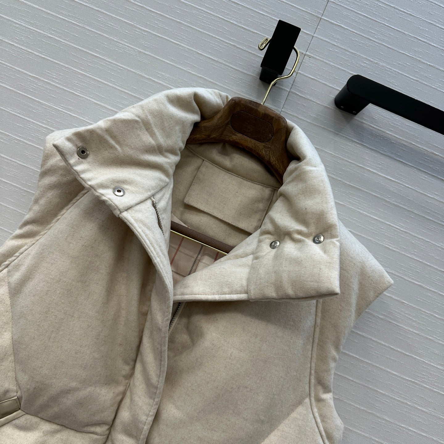 LP 25 Down Vest Ivory Wool Polyester 304335