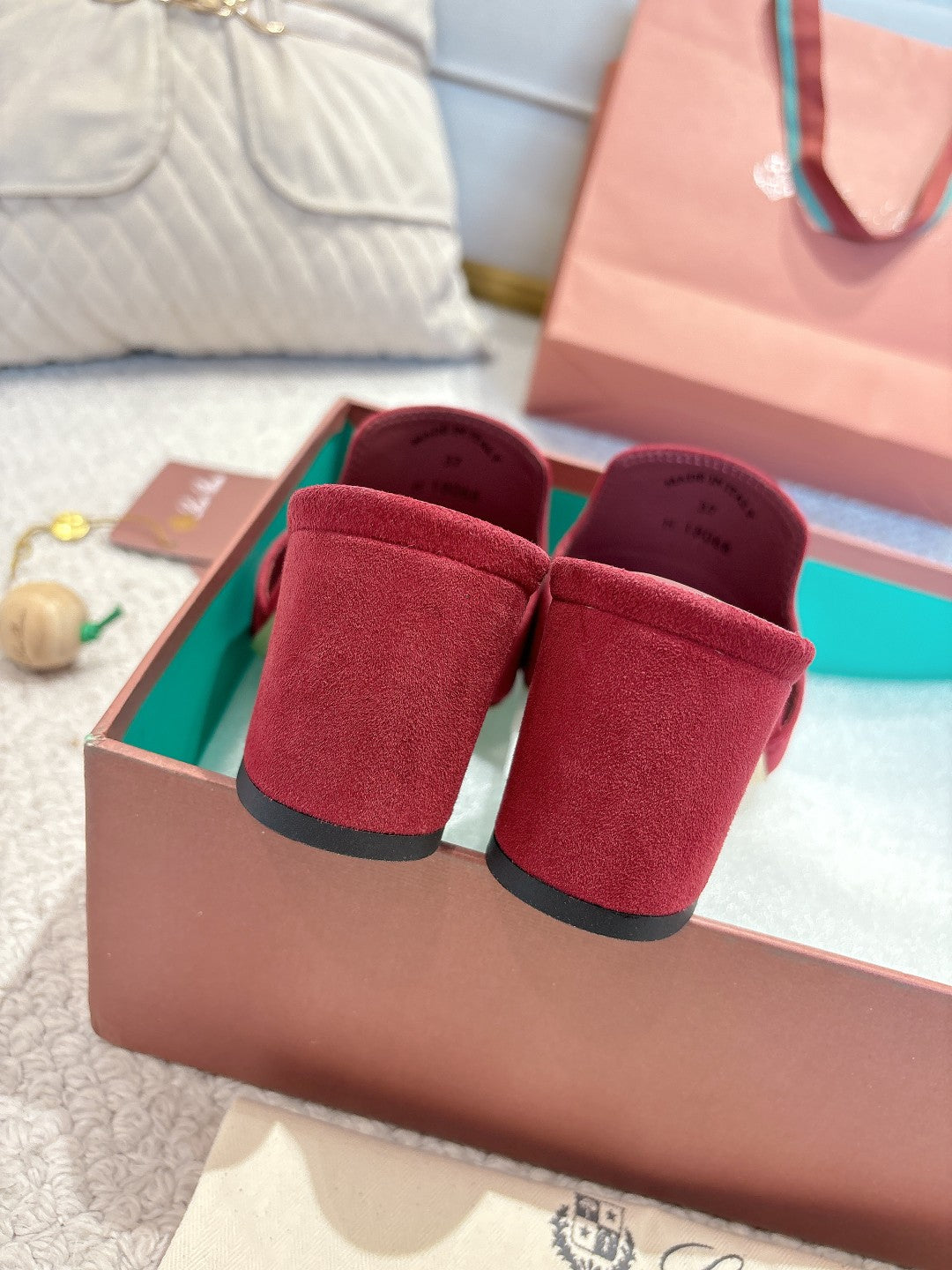 LP 25 Summer Charm Sandal 55 Burgundy Suede