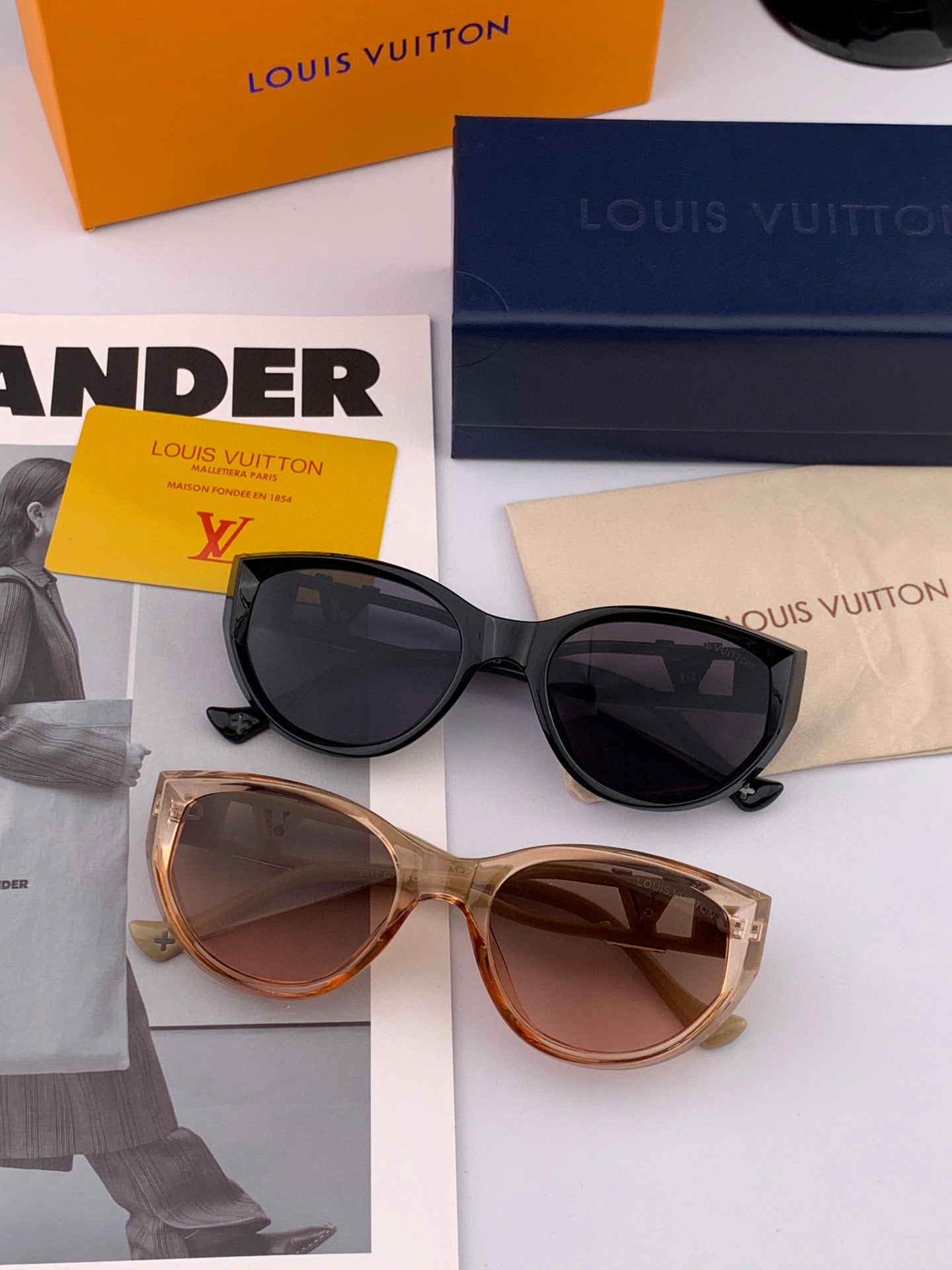 CAT EYE SUNGLASSES L1231 IN ACETATE