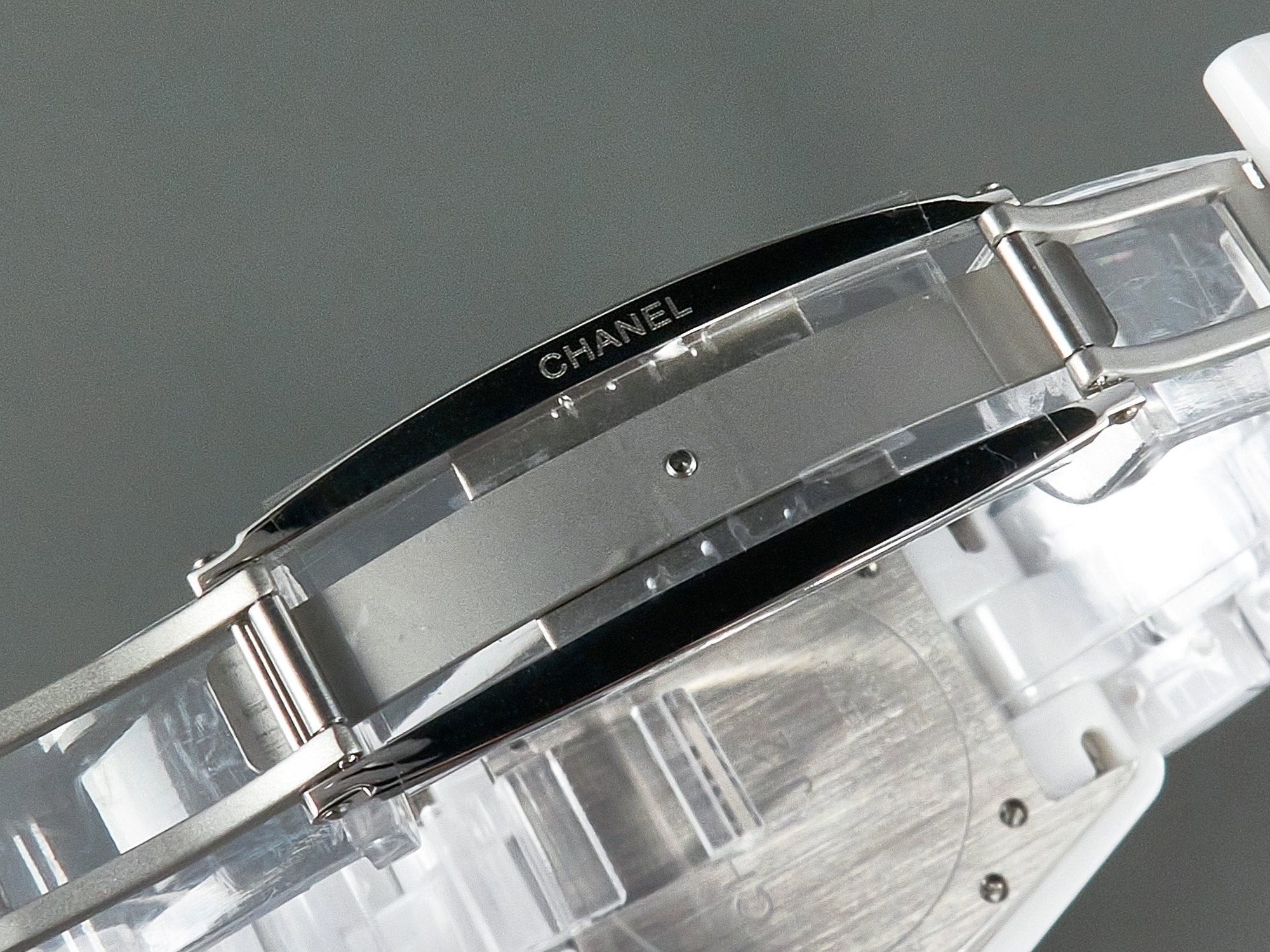 J12 Automatic White Ceramic Pink Diamond Numerals White Dial