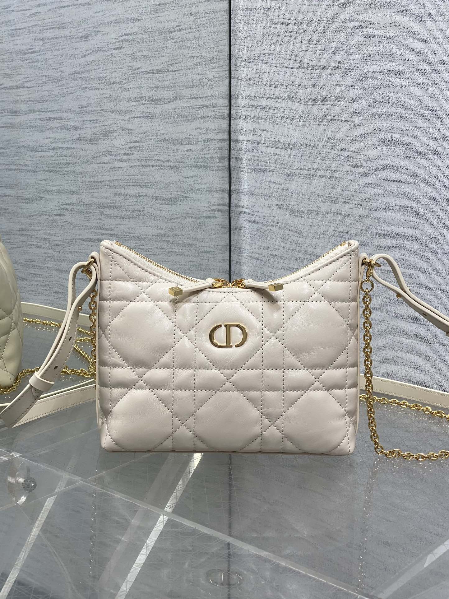 Dior 2025 Bag 19cm Cream Lambskin 272826
