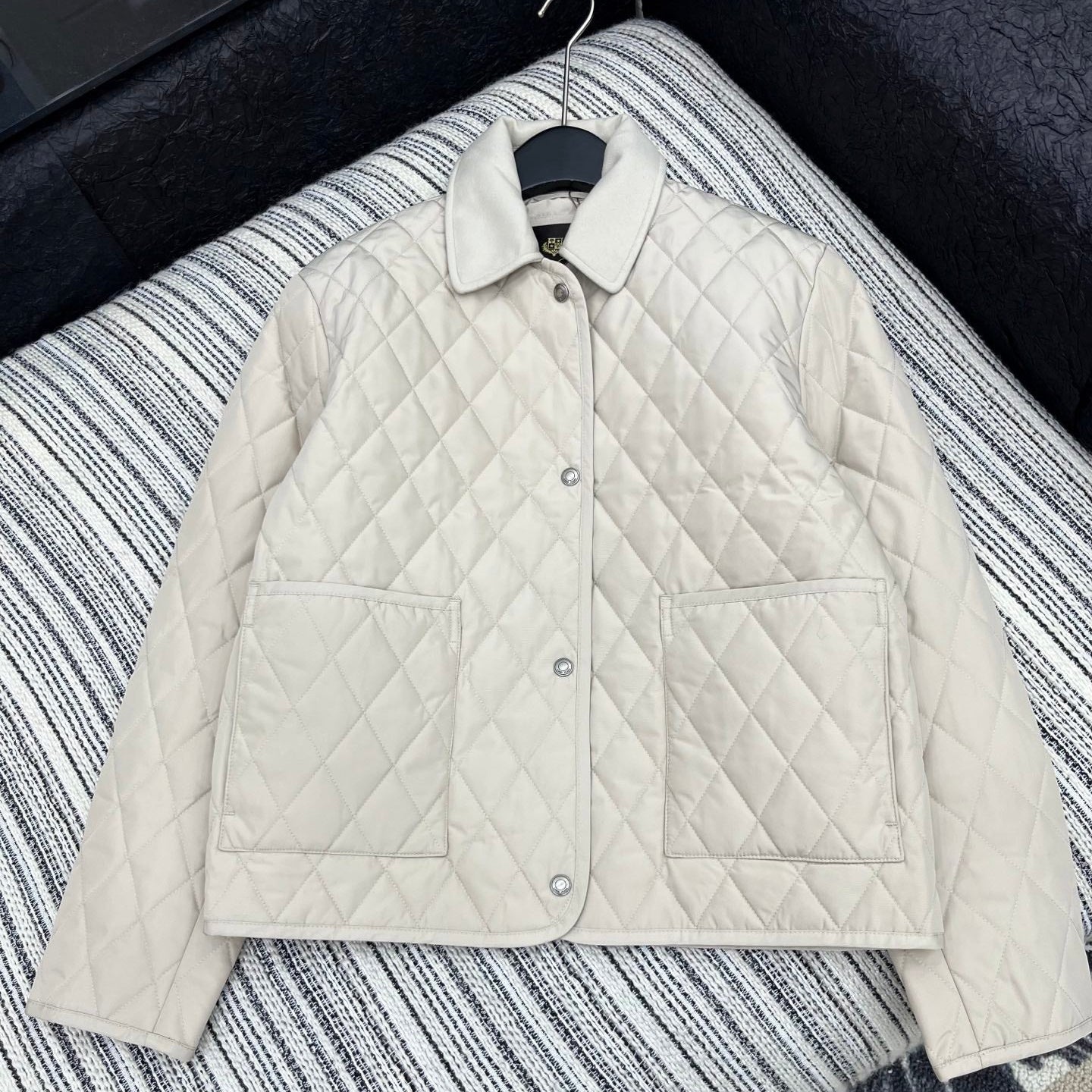 LP 25 Quilted Jacket Cream Polyester Down 313369