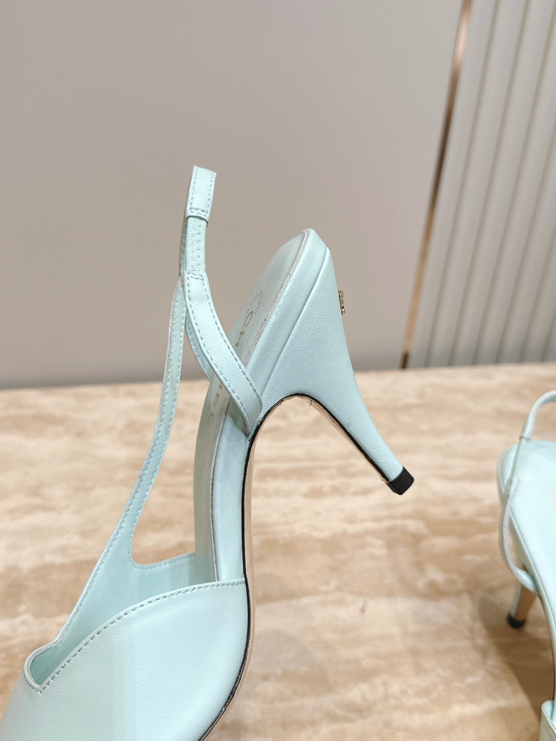 Channel 2026 Slingback 90mm Fabric Calfskin 898949