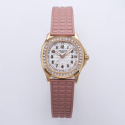 Patek Philippe Aquanaut Luce 35.6mm Rose Gold Case Pink Rubber Strap