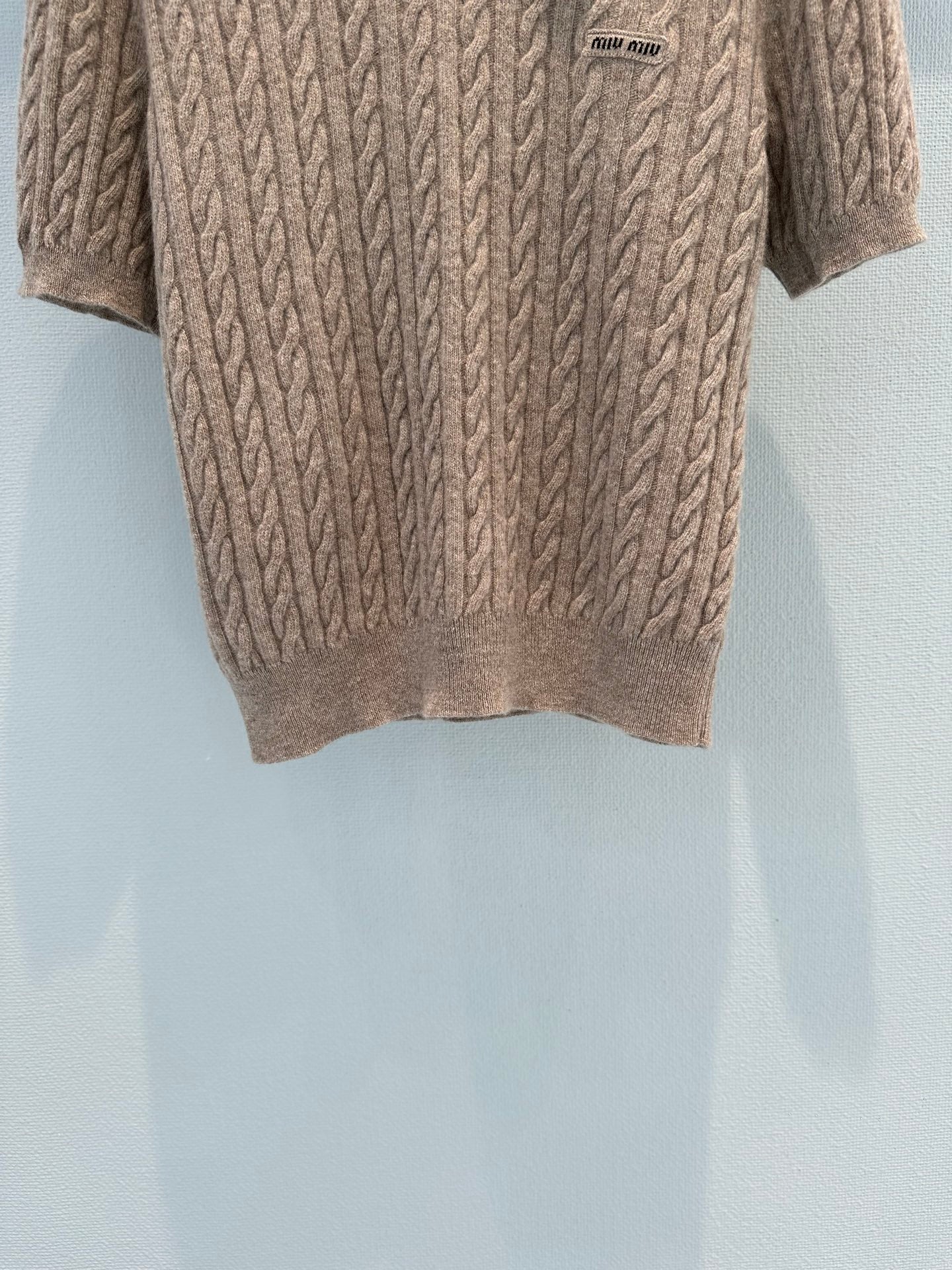 MiuMiu 2026 Shirt Brown Wool 645128