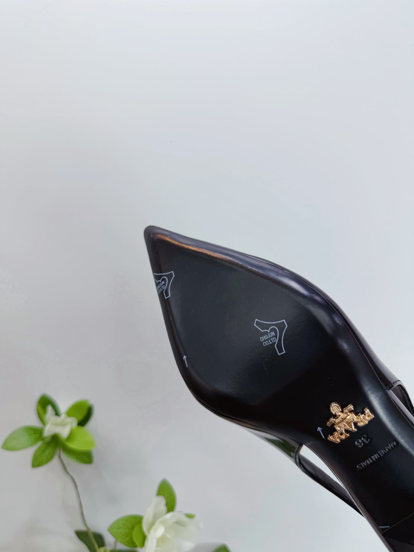 PRA 26SS Slingback 75 Black Patent Leather 592338