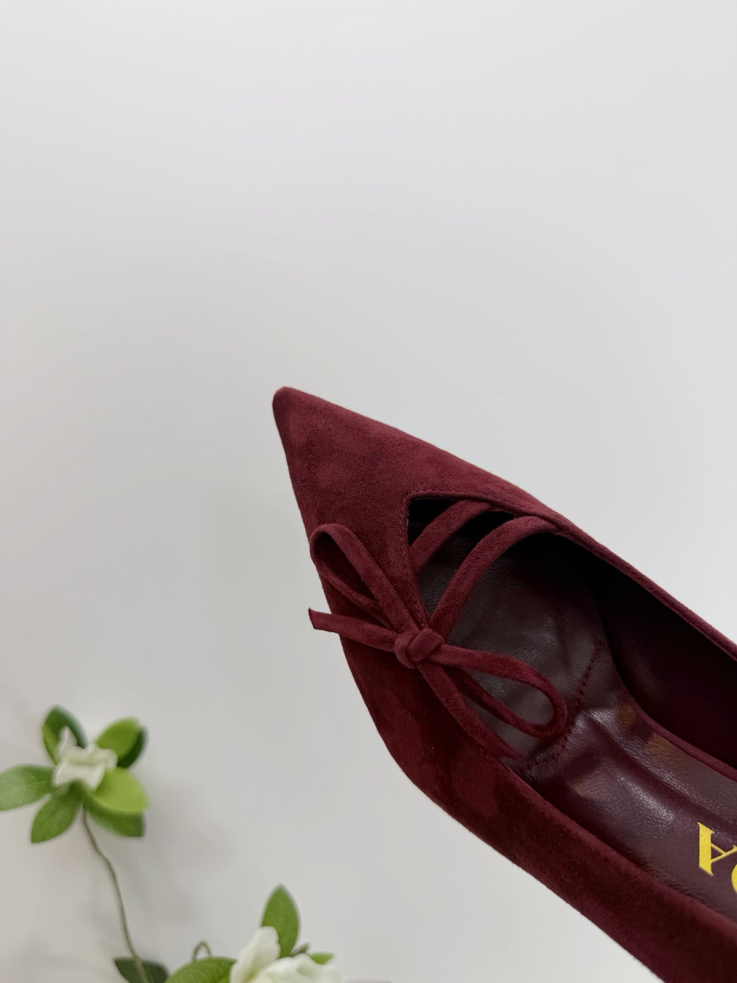 PRA 26SS High Heels Pumps 75 Burgundy Suede 592357