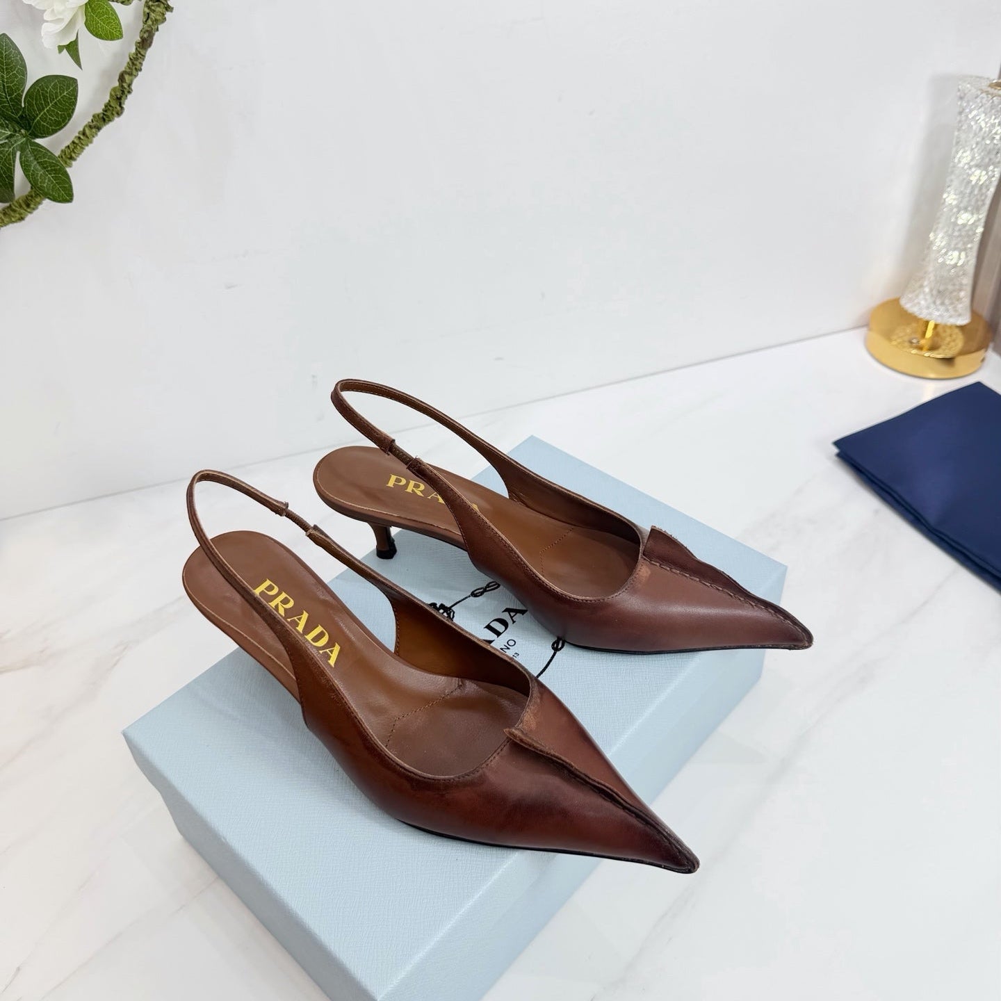 PRA 26SS Slingback 55 Brown Cowhide 592413