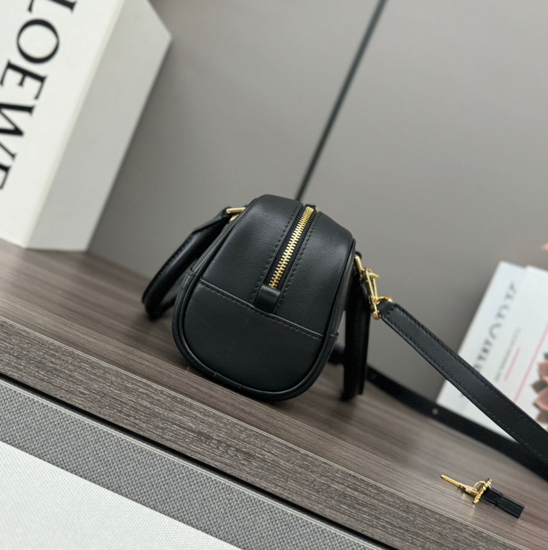 Loewe Mini Bowling Bag 23 Black Calfskin 280621