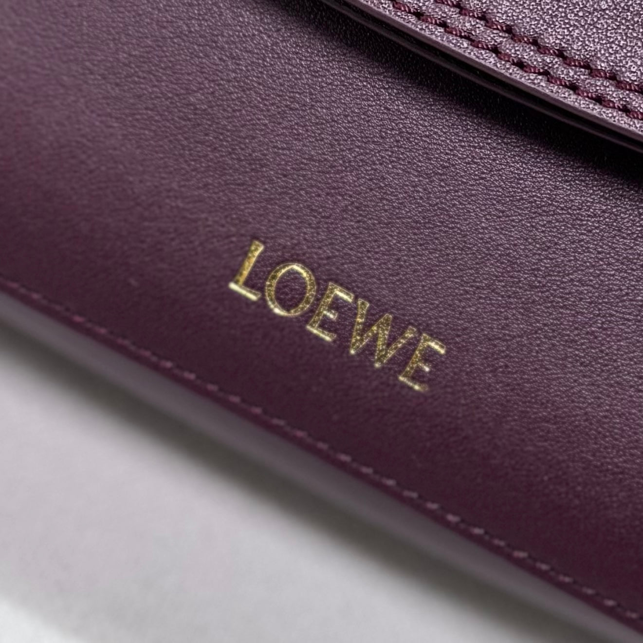 Loewe Ola Medium Bag Purple Calfskin 274677