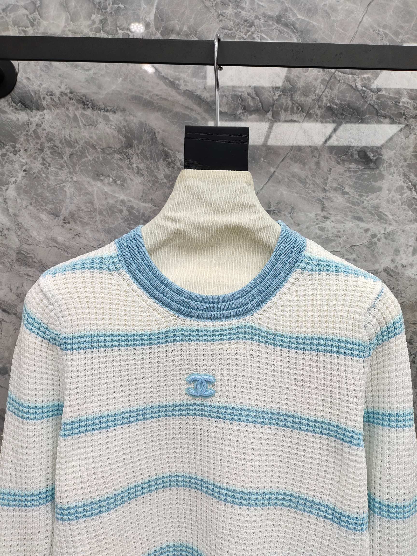 CC 25 Striped Sweater Tencel 283776